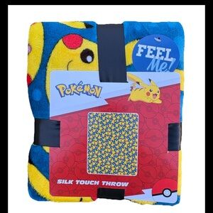 Pokemon Silk Touch Throw 40in X 50in